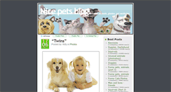 Desktop Screenshot of nicepetsblog.com