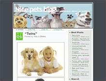 Tablet Screenshot of nicepetsblog.com